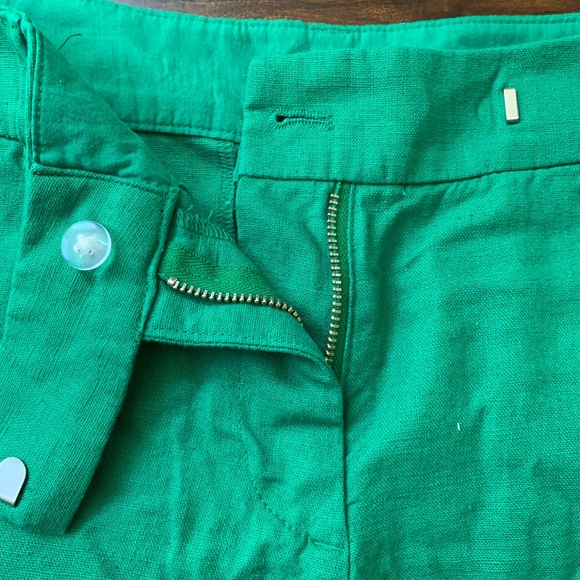 J. Crew linen shorts with scalloped edges. - Picture 4 of 6